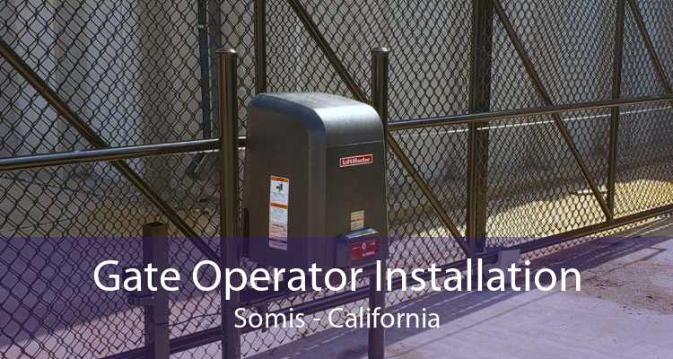 Gate Operator Installation Somis - California